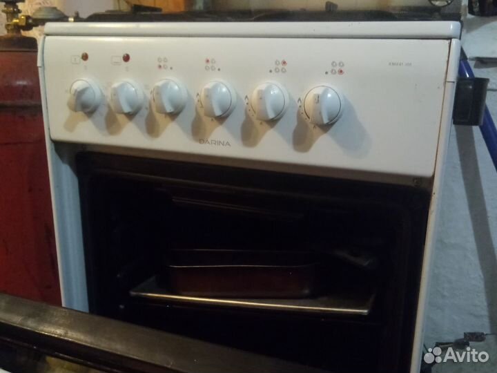 Газовая печка с электрической духовкой