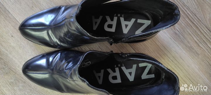 Ботильоны zara 39