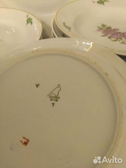 Сервиз столовый сирень 68г