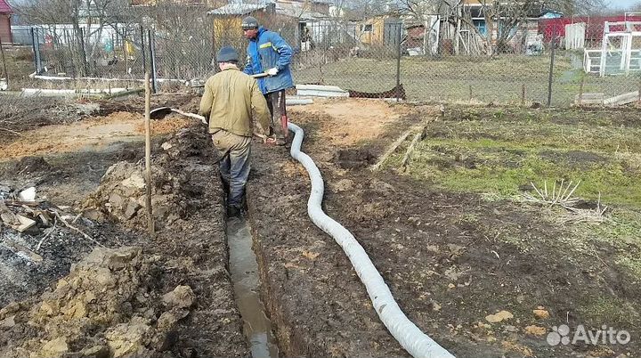 Дренаж участка