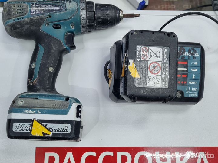 Шуруповерт makita df347d 14.4v Tmn01