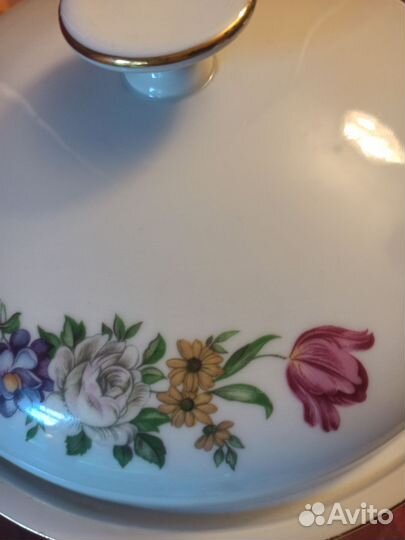 Супница СССР фарфор