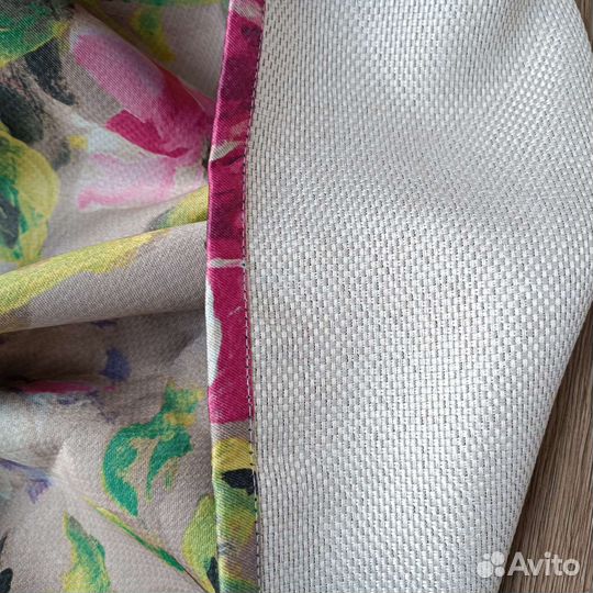 Плотные шторы акварель 4(2+2)м высота регулируется