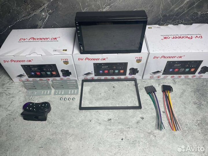 Магнитола 2 din pioneer с bluetooth новая