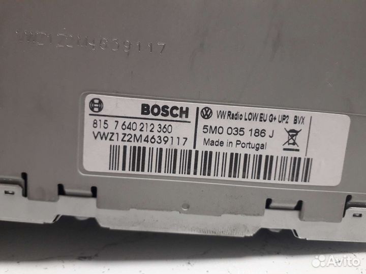 Штатная магнитола на фольцваген polo