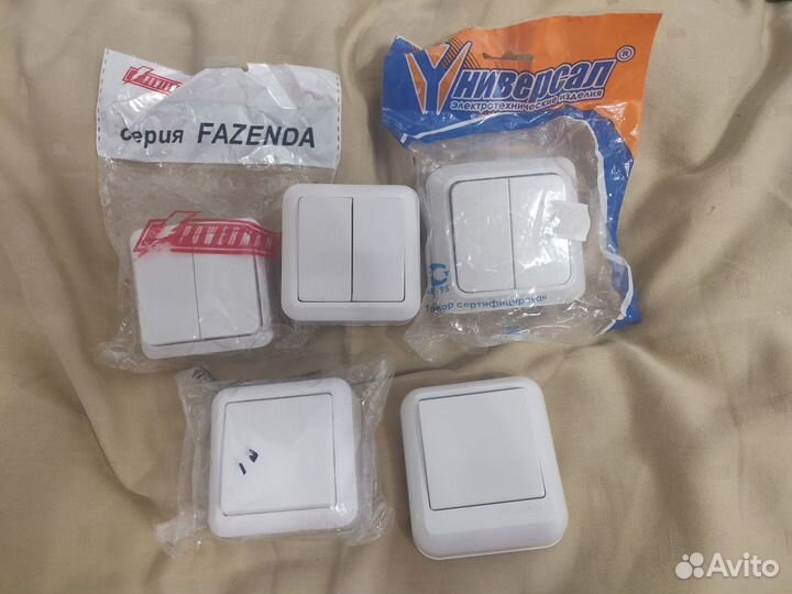 Розетка выключатель