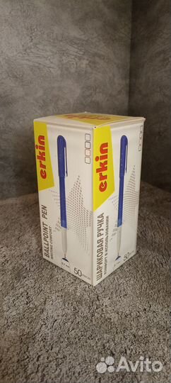 Ручка шариковая Erkin синий цвет