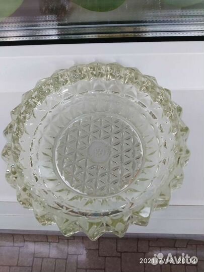 Пепельница хрусталь