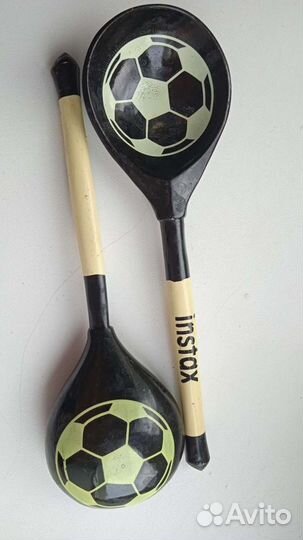 Деревянные ложки Футбольная тема