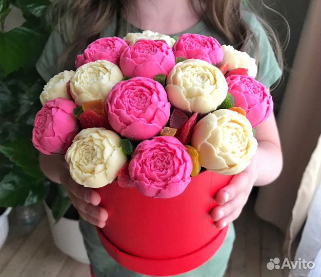 Букеты из шоколада ручной работы