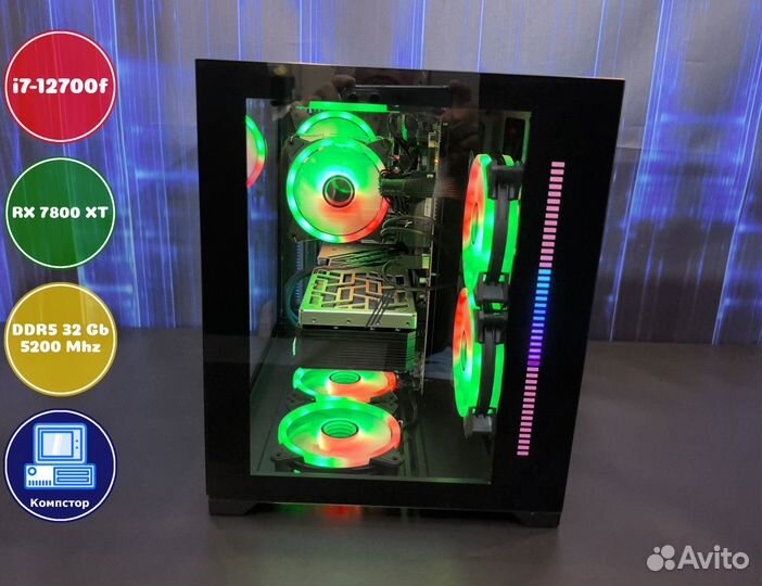 Сборка пк для 2к i7-RX7800XT-32DDR5-AEX9412805-B760