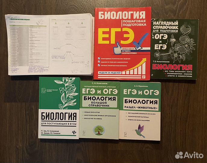 Пособия для подготовки к егэ по биологии