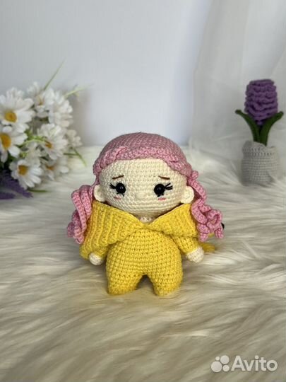 Вязаные игрушки куклы