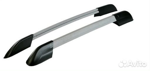 Рейлинги продольные на крышу LADA 4x4 серый матовы