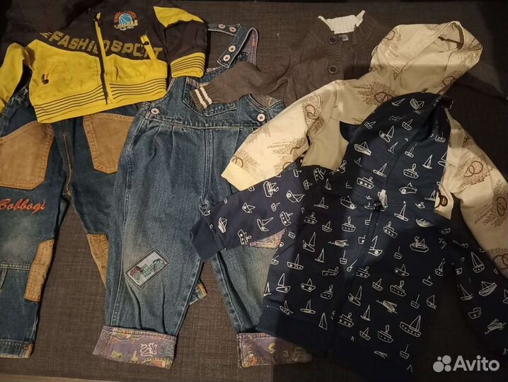 Вещи пакетом на мальчика 86-98