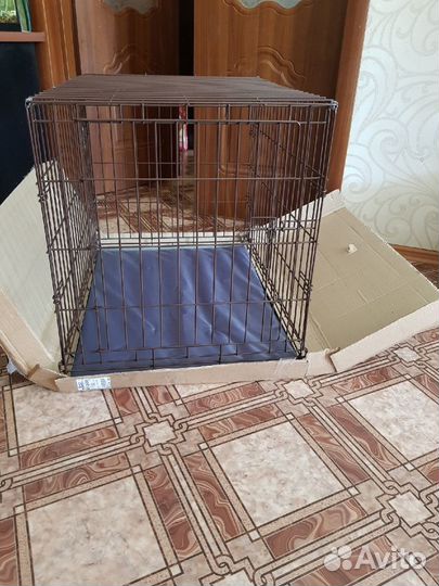 Клетка №3 металлический поддон (75х58х64)