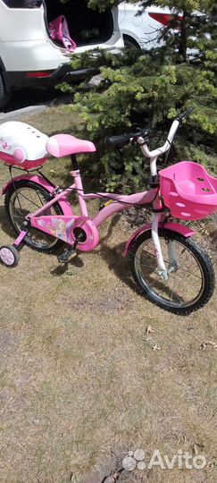 Детский велосипед для девочки 3-5 лет