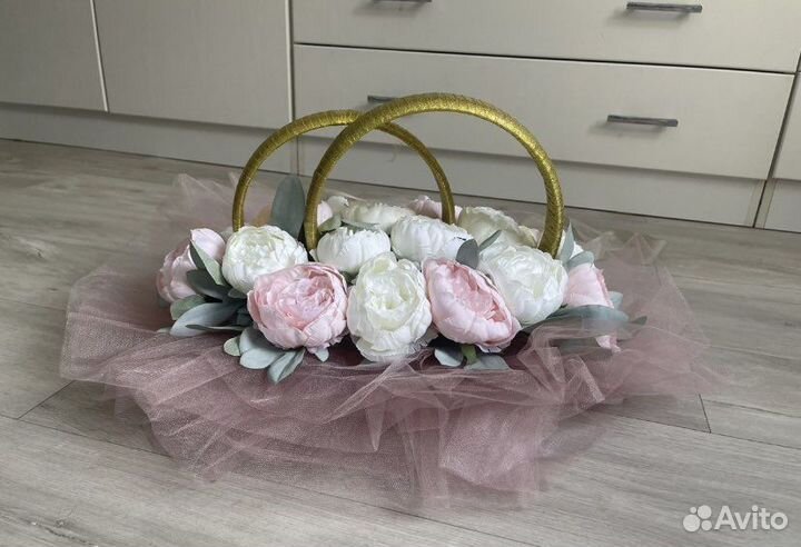 Свадебные украшения для автомобиля