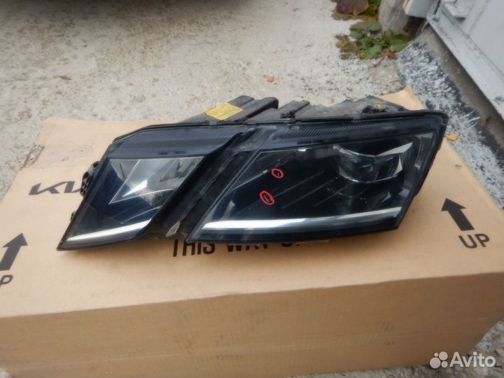 Фара левая LED Skoda Octavia A7 рест. в сборе