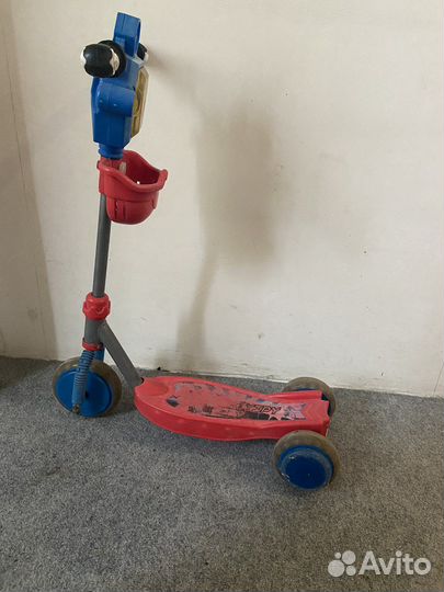 Самокат трехколесный б/у