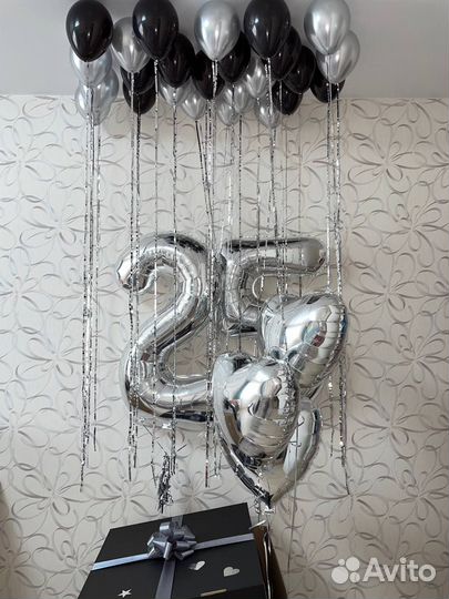 Воздушные шары на юбилей