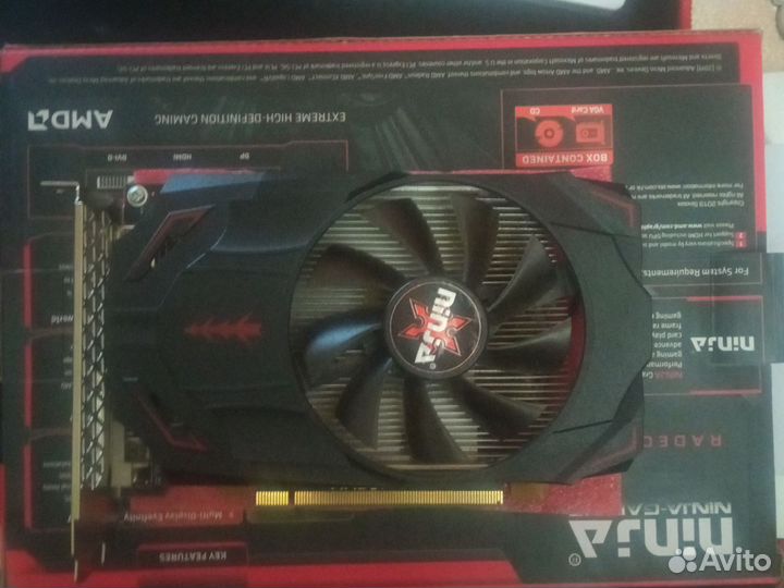 Видеокарта rx 550 4gb