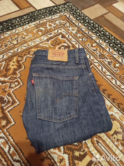 Джинсы levis 507 широкие