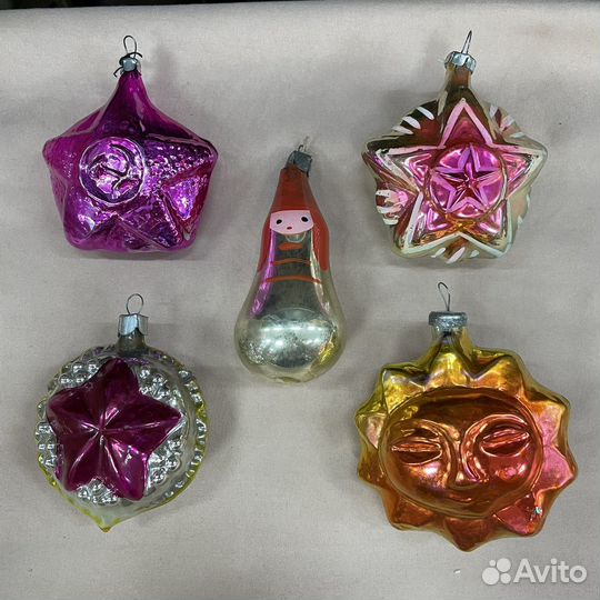 Елочные игрушки СССР Агитация (сзр)