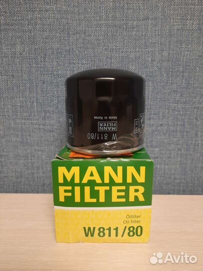 Фильтр масляный Mann W811/80