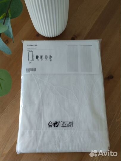 Шторы -Тюль IKEA Lillegerd новые в упаковке