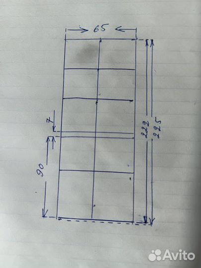 Дверь пластиковая входная(новая)
