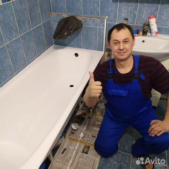 Реставрация ванн жидким акрилом