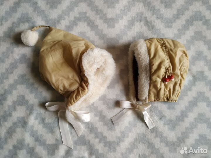 Шапки детские СССР винтаж