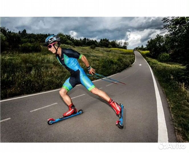 Беговые лыжи, роликовые