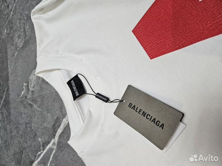 Футболка balenciaga oversize люкс