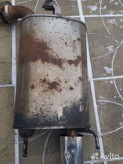 Глушитель правый Toyota Camry V50