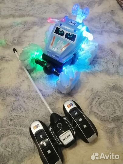 Машина перевертыш, шестерёнки, трек