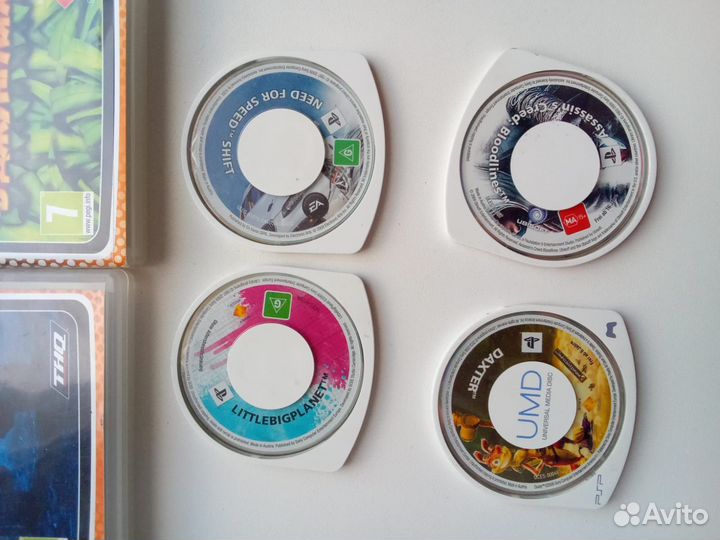 Диски на psp sony