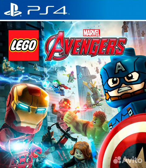 Игра Lego Мстители ps4 rus/новый диск