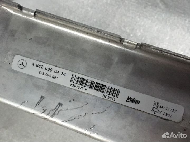 Интеркуллер A6420900414 Mercedes om642