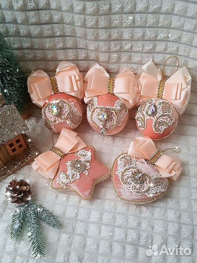 Елочные шары ручной работы