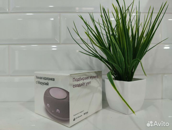 Умная колонка Капсула Мини с Марусей VK (новая)