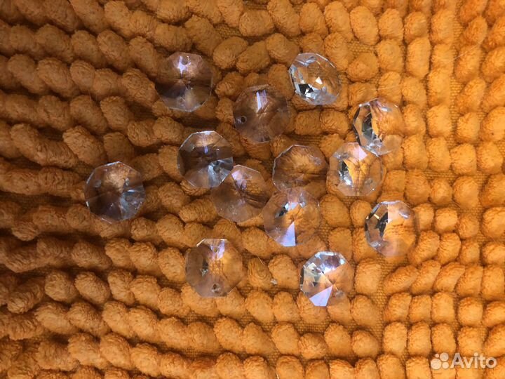 Подвеска горный хрусталь к люстре Чехославакия