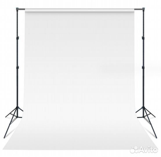Система установки фона 2,8*3м + белый фон 2*3м