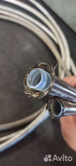 Рукав тефлоновый ptfe гофрированный/гладкий