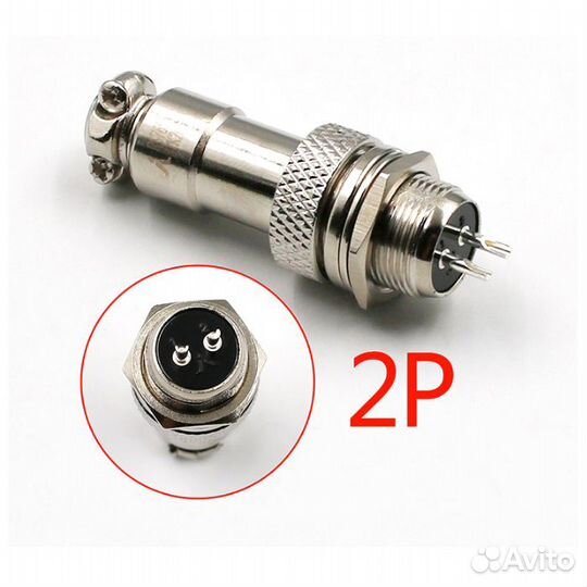 Авиационный разъем GX12 коннектор пара, мама+папа