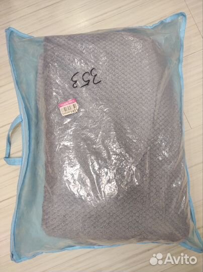 Плюшевый плед покрывало на кровать 210*240