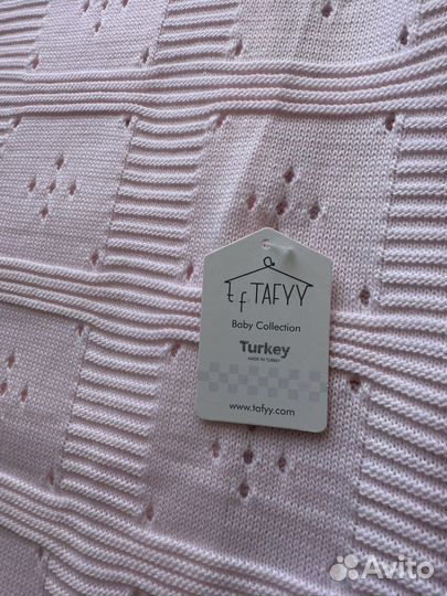 Плед детский вязаный