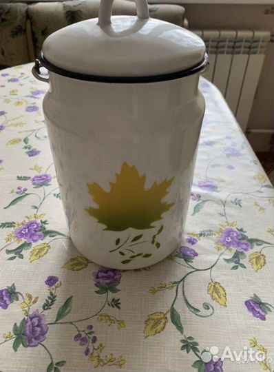 Битон эмалированный