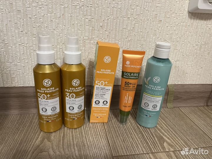 Масло для тела Моной и Солнцезащита Ив роше